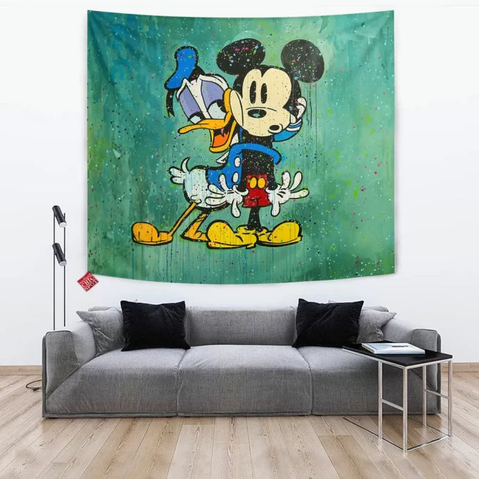 Donald Duck and Mickey Mouse Tapestry