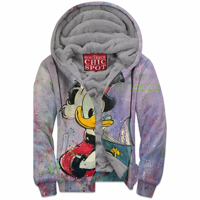 Scrooge McDuck Zip Fleece Hoodie