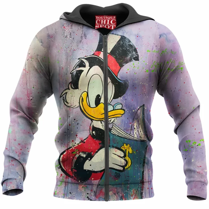 Scrooge McDuck Zip Hoodie