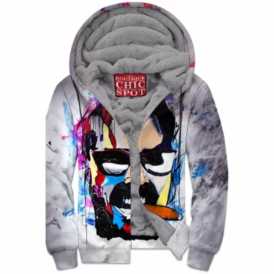Jack Nicholson Zip-Fleece-Hoodie