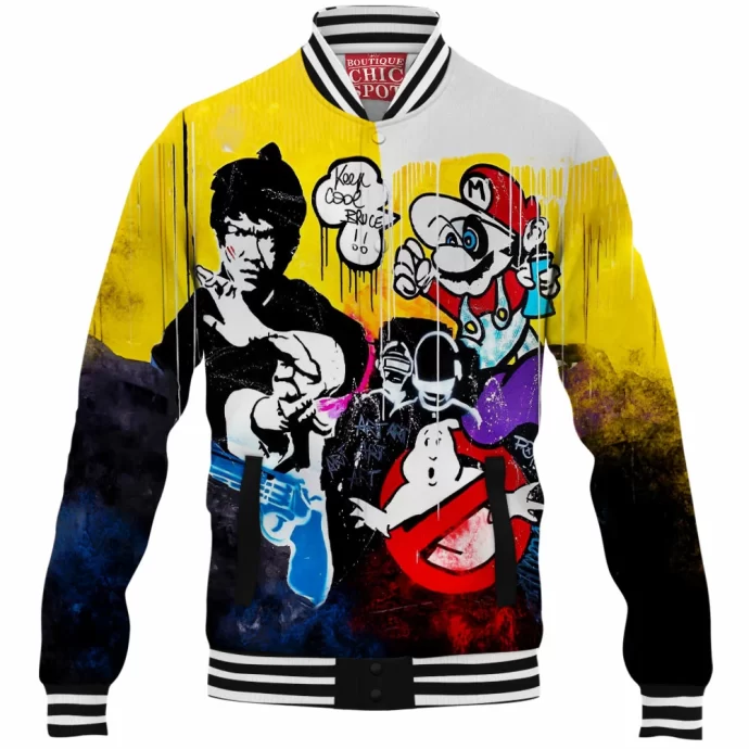 Bruce Lee Baseball Jacket