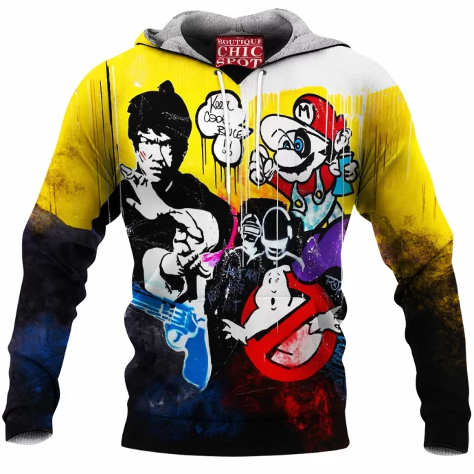 Bruce Lee Fleece Hoodie