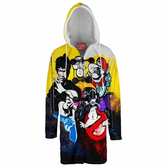 Bruce Lee Hooded Cloak Coat