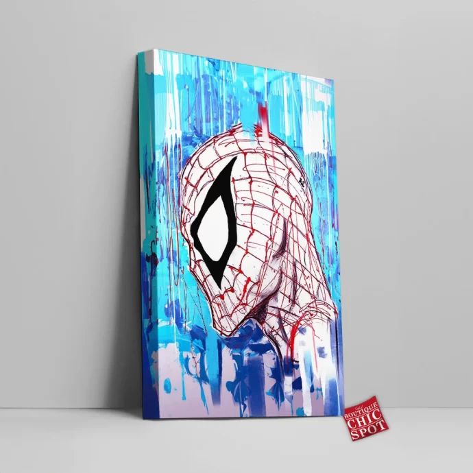 Spider-man and Black Cat,Meow Canvas Wall Art