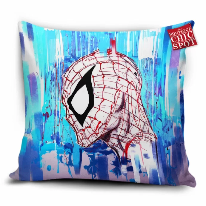 Spider-man and Black Cat,Meow Pillow Cover