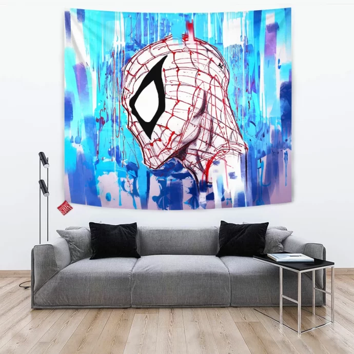 Spider-man and Black Cat,Meow Tapestry