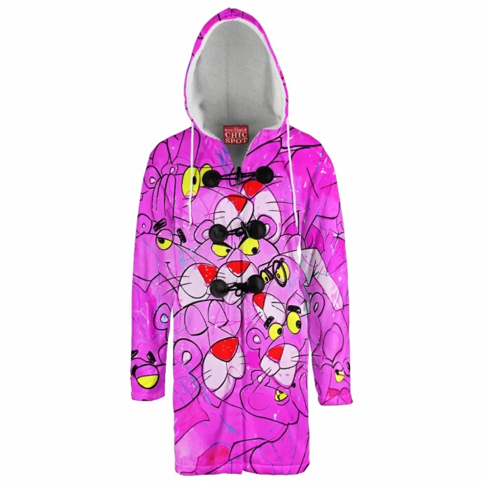 Pink Panther Hooded Cloak Coat