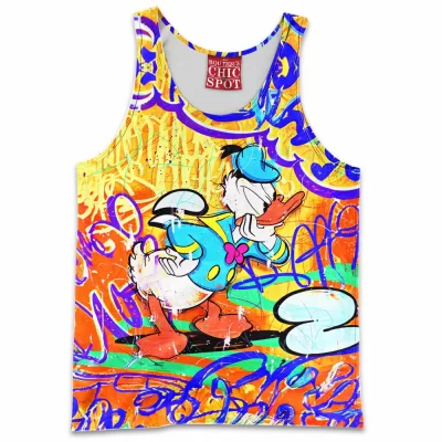 Animation Tank-Top, Donald Duck Tank-Top, Disney Tank-Top