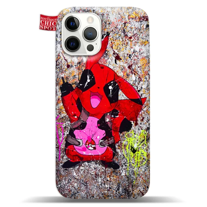 Pikachu x Deadpool Phone Case Iphone