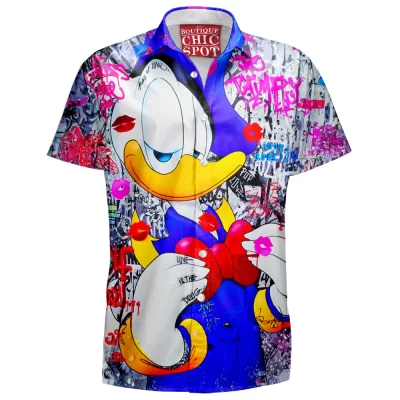 Animation Hawaiian-Shirt, Donald Duck Hawaiian-Shirt, Disney Hawaiian-Shirt
