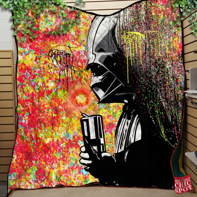 Darth Vader Quilt Blanket