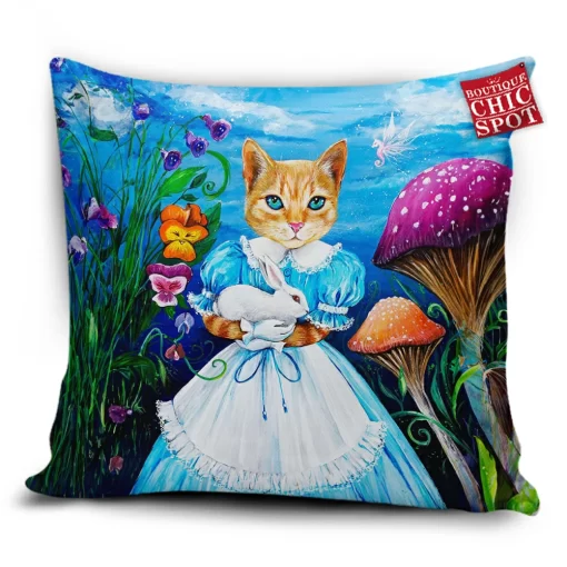 Alice Cat Pillow Cover