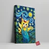 Pikachu Cat Canvas Wall Art