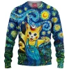 Pikachu Cat Knitted Sweater