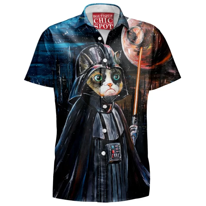 Grumpy Cat Darth Vader Hawaiian Shirt