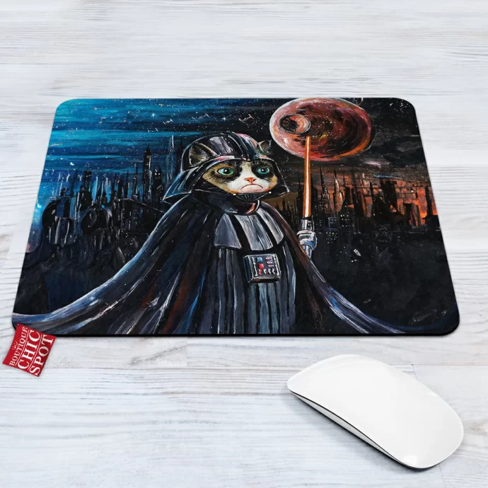 Grumpy Cat Darth Vader Mouse Pad