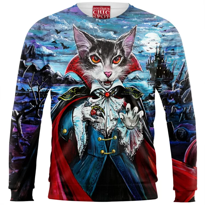 Dracula Cat Sweatshirt