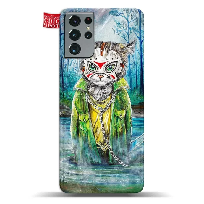 Jason Voorhees Cat Phone Case Samsung