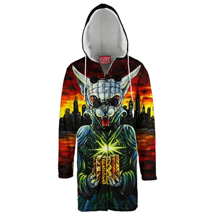 Hellraiser Cat Hooded Cloak Coat