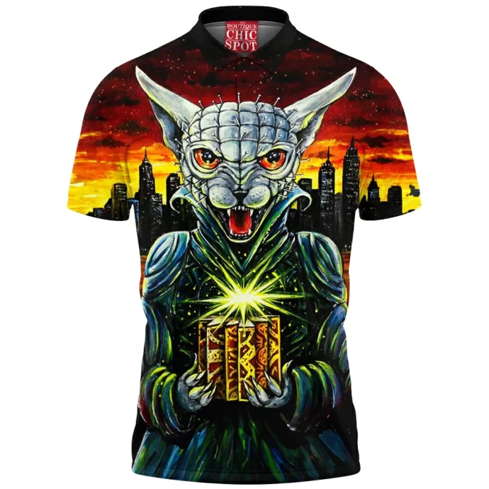 Hellraiser Cat Polo Shirt