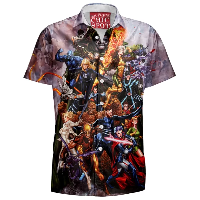 X-men Fantastic Four Hawaiian Shirt