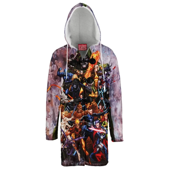 X-men Fantastic Four Hooded Cloak Coat