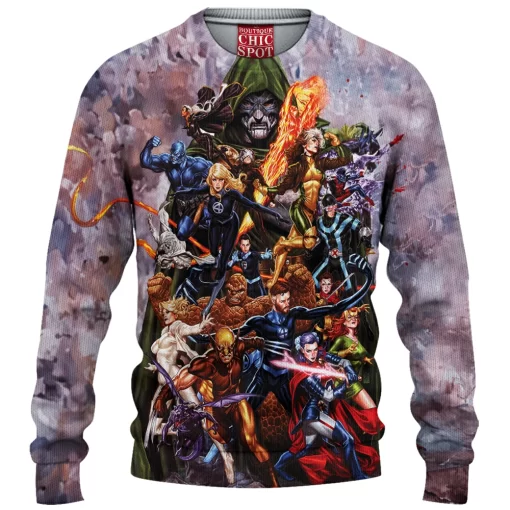 X-men Fantastic Four Knitted Sweater