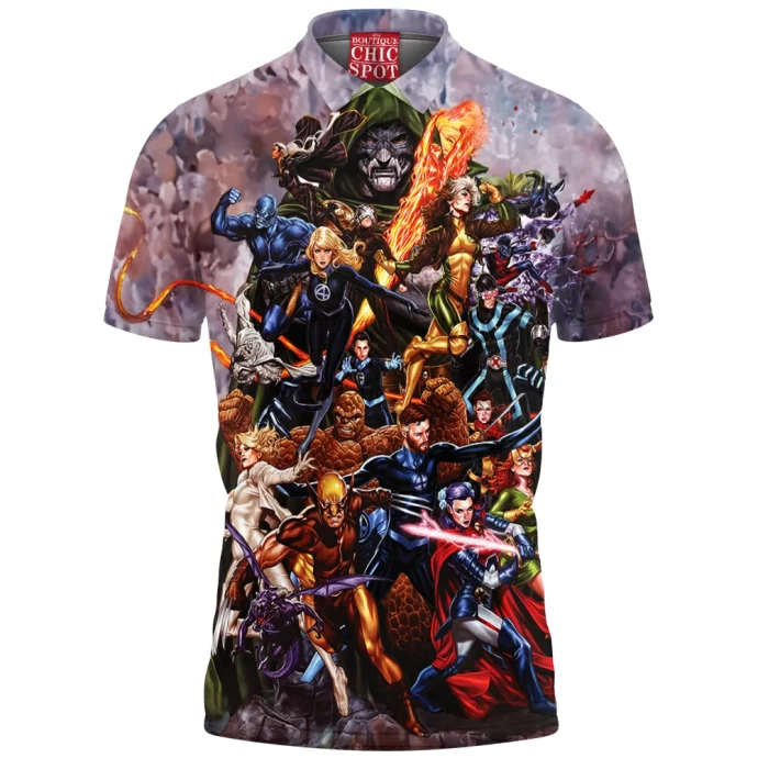 X-men Fantastic Four Polo Shirt