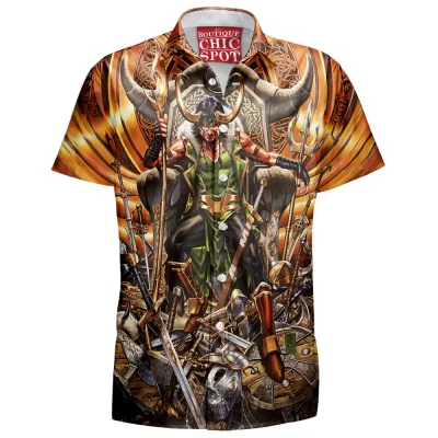 Comic Hawaiian-Shirt, Loki Hawaiian-Shirt
