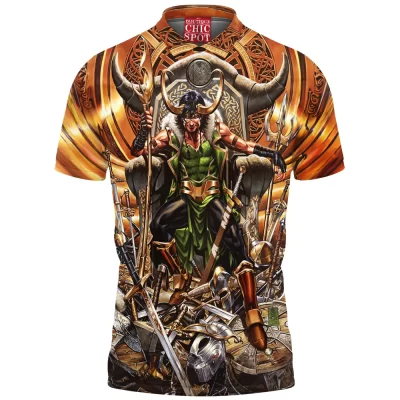 Comic Polo Shirt, Loki Polo Shirt