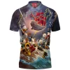Animation Polo Shirt, Disney Polo Shirt, Donald Duck Polo Shirt
