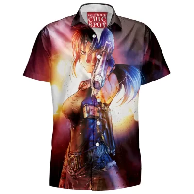 Anime Hawaiian-Shirt, Black Lagoon Hawaiian-Shirt, Revy Hawaiian-Shirt