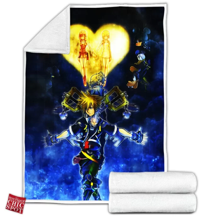 Kingdom Hearts Fleece Blanket