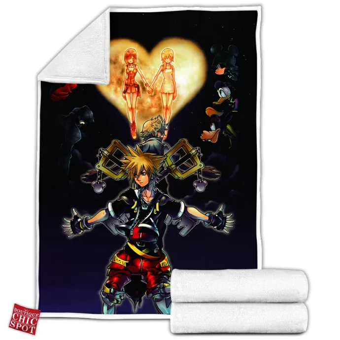 Kingdom Hearts Fleece Blanket