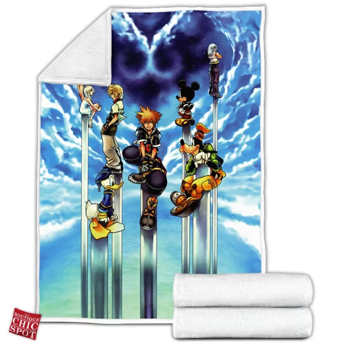 Kingdom Hearts Fleece Blanket