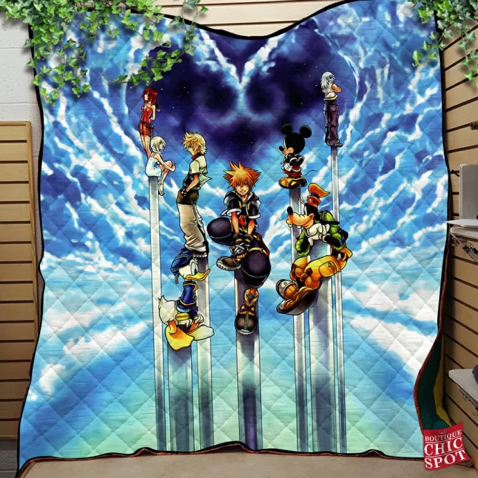 Kingdom Hearts Quilt Blanket