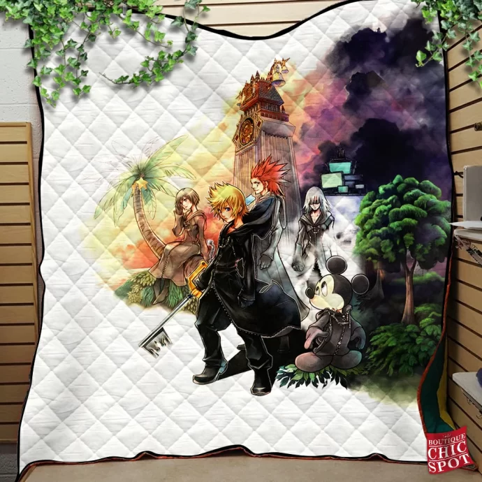 Kingdom Hearts Quilt Blanket