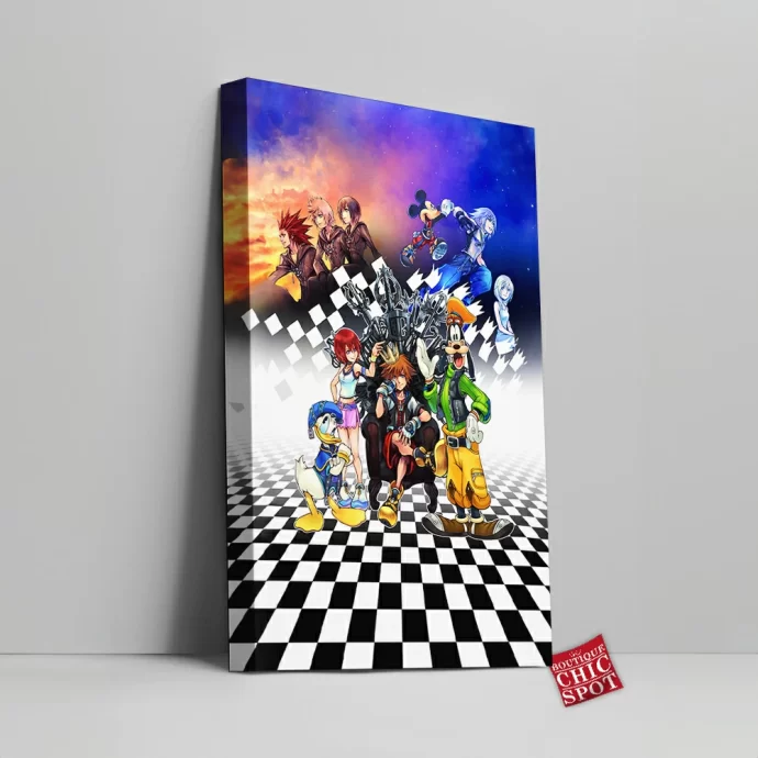 Kingdom Hearts Canvas Wall Art