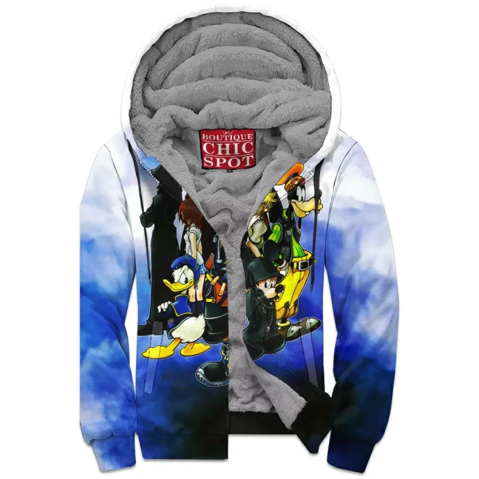 Kingdom Hearts Zip Fleece Hoodie