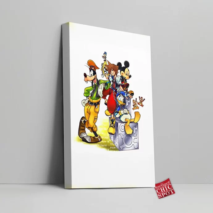 Kingdom Hearts Canvas Wall Art