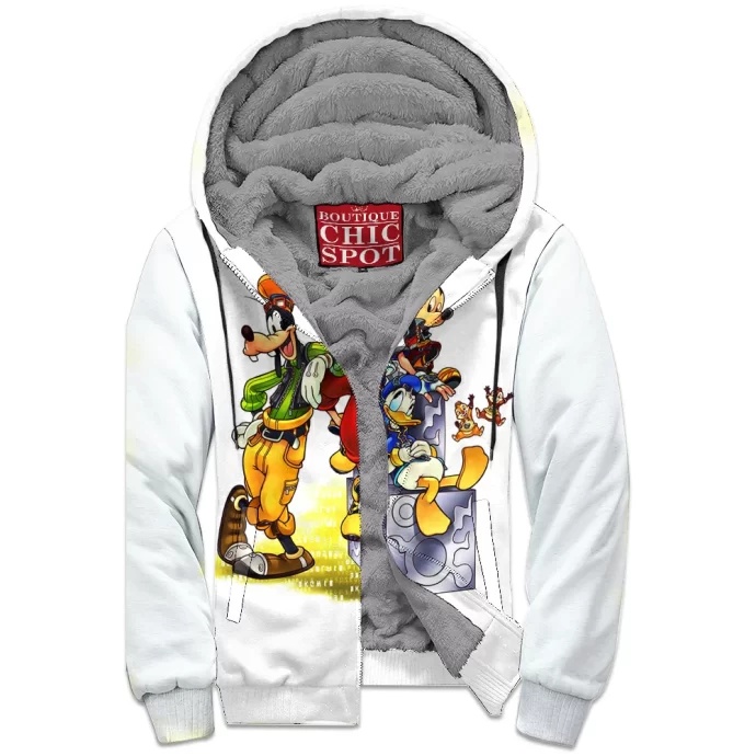 Kingdom Hearts Zip Fleece Hoodie