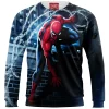 Spider-man Zip Sweatshirt, Comic Zip Sweatshirt
