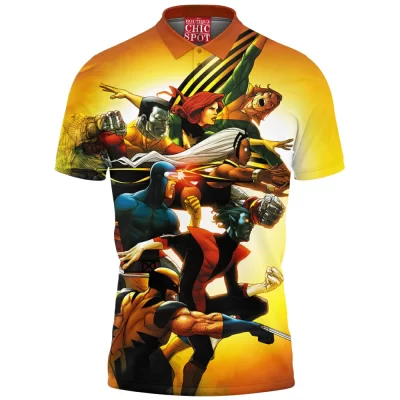 Comic Polo Shirt, X-men Polo Shirt