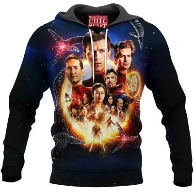 Comic Hoodie, Spider-Man Hoodie, Spider-Verse Hoodie