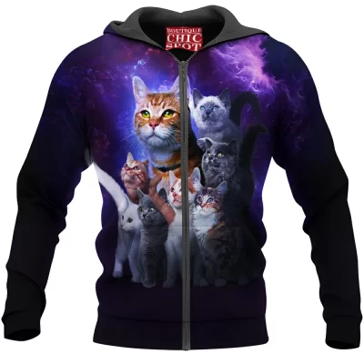 Cat Zip-Hoodie
