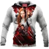 Black Widow Fleece-Hoodie, Comic Fleece-Hoodie