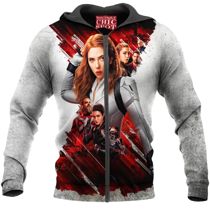 Black Widow Zip Hoodie