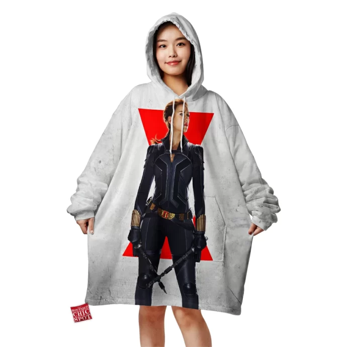 Black Widow Blanket Hoodie