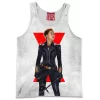 Black Widow Tank-Top, Comic Tank-Top