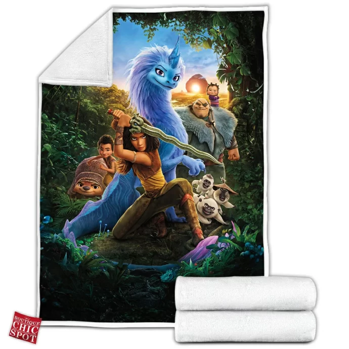 Raya the Last Dragon Fleece Blanket